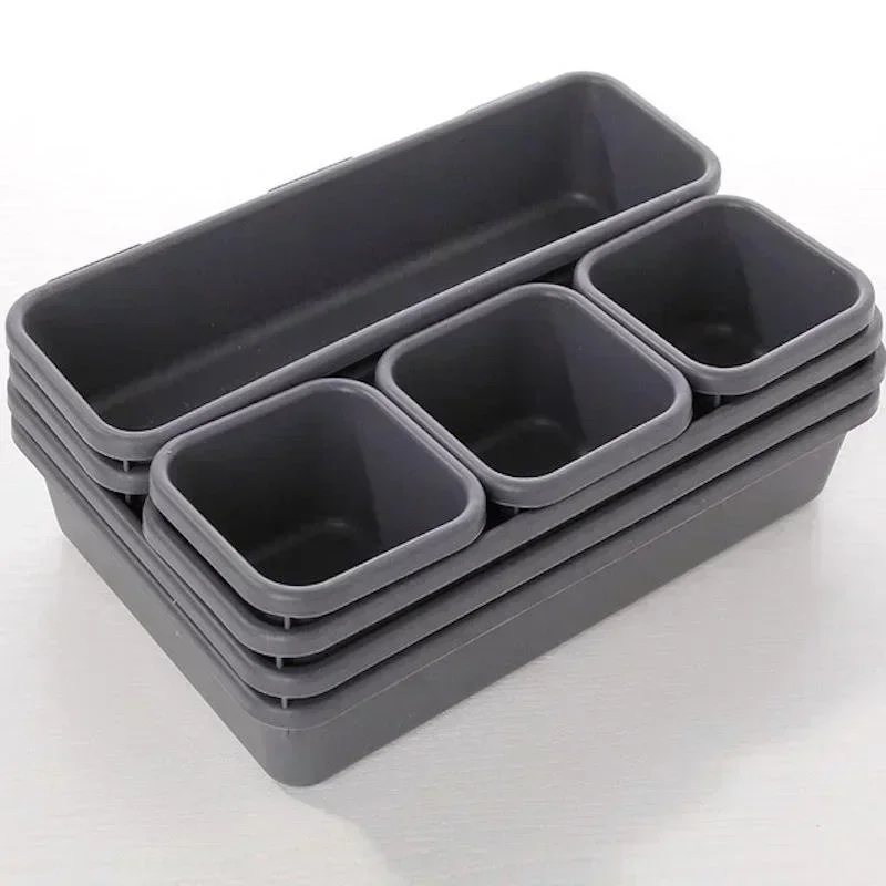 8-piece Set Drawer Organiser O - огляд і ціна Korean Desk Setup