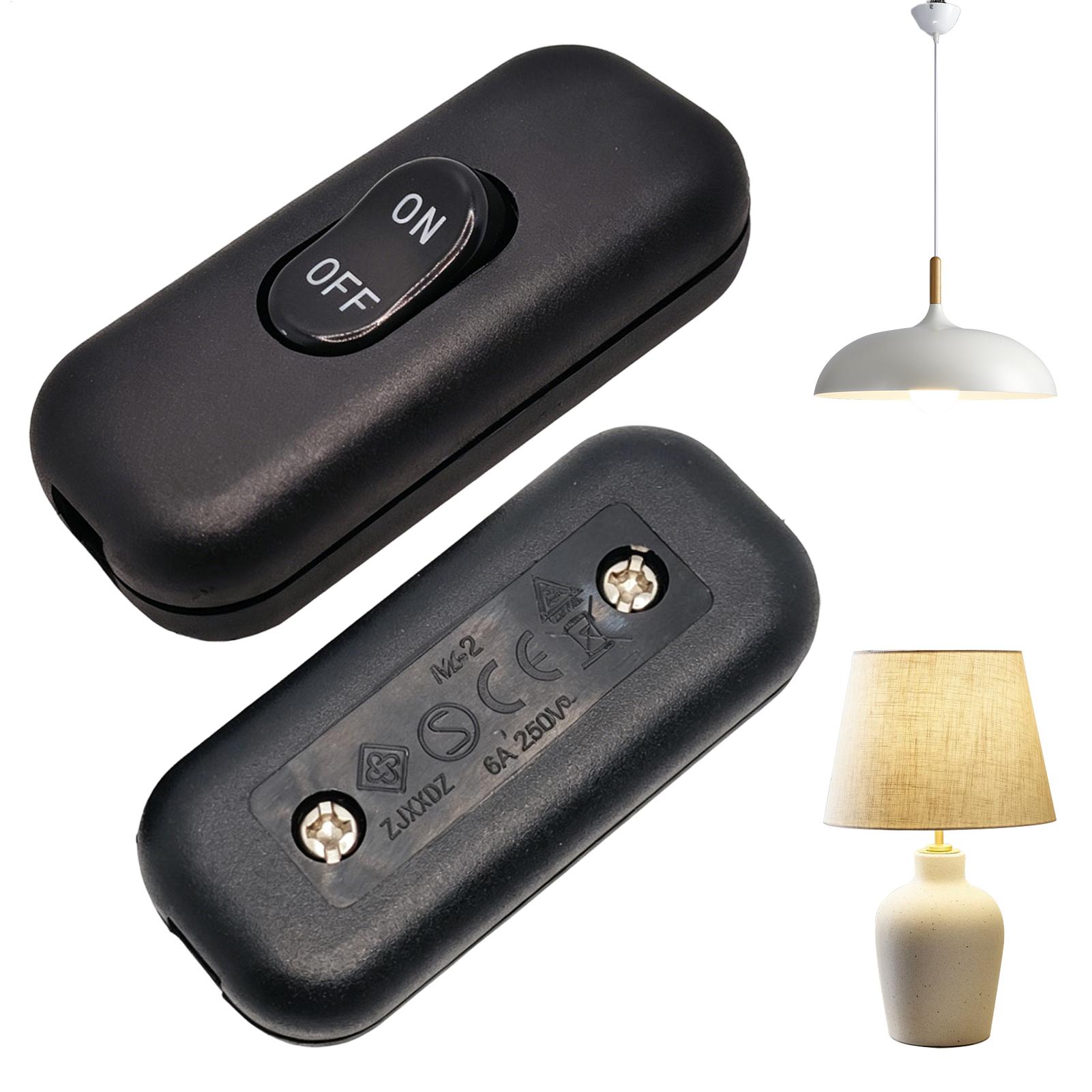 2pcs 6A 250V Inline Cord Switc - огляд і ціна Desk Setup On Bed