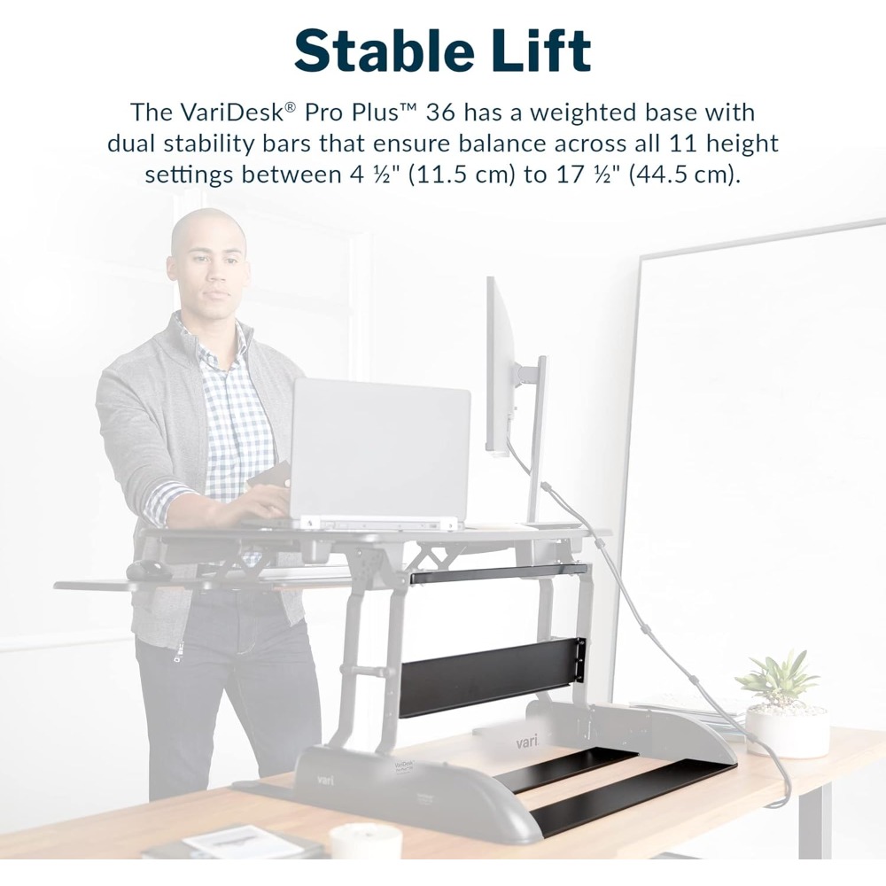 Desk Pro Plus 36, Dual Monitor - огляд і ціна Desk Setup No Monitor