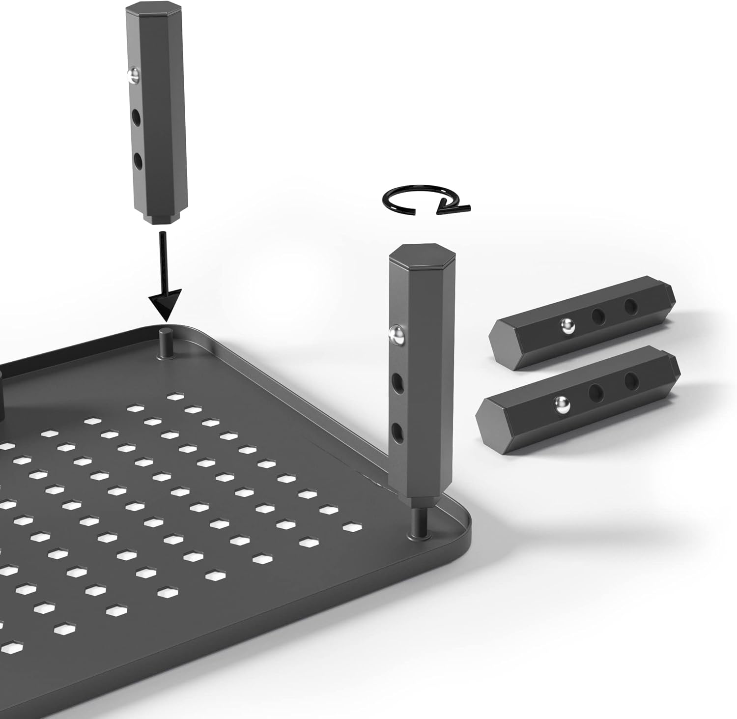 2-Pack Hexagonal Steel Monitor - огляд і ціна Setup Desk Monitor