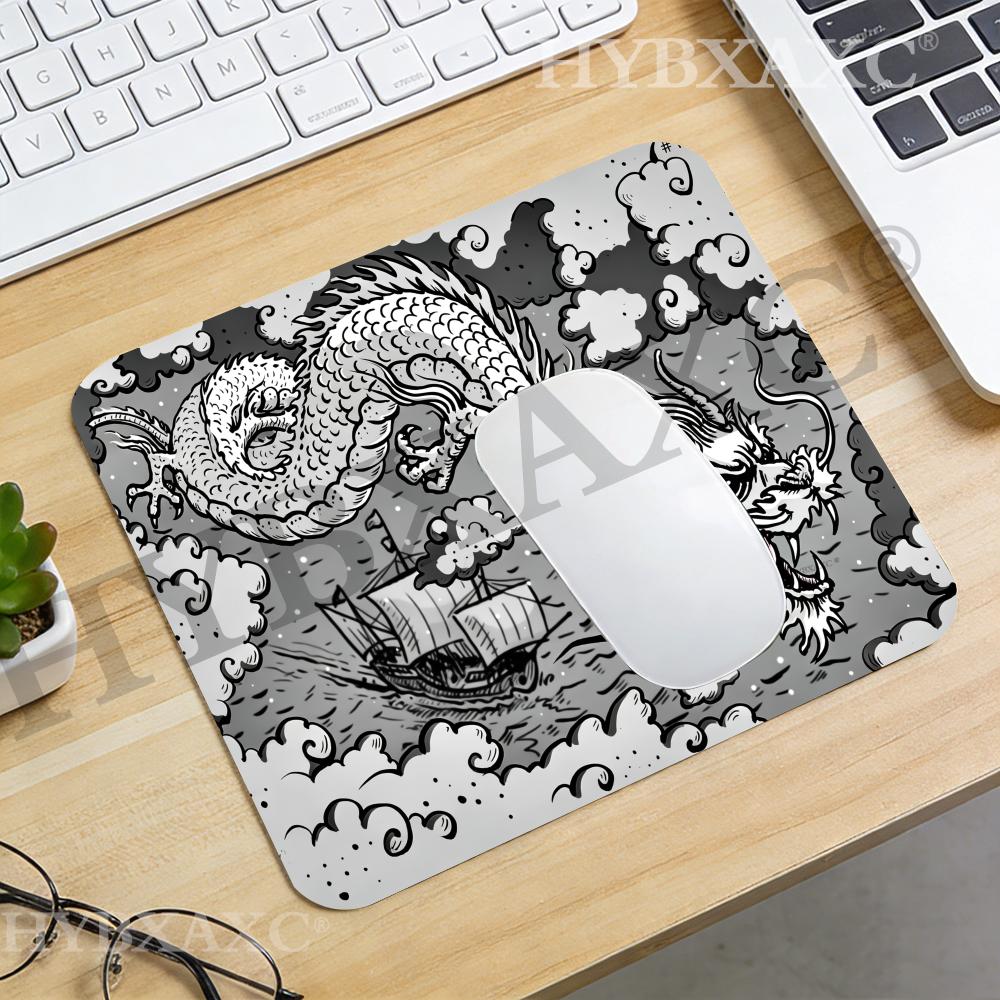 HYBXAXC Black White Dragon Clo - огляд і ціна Desk Setup Black And White