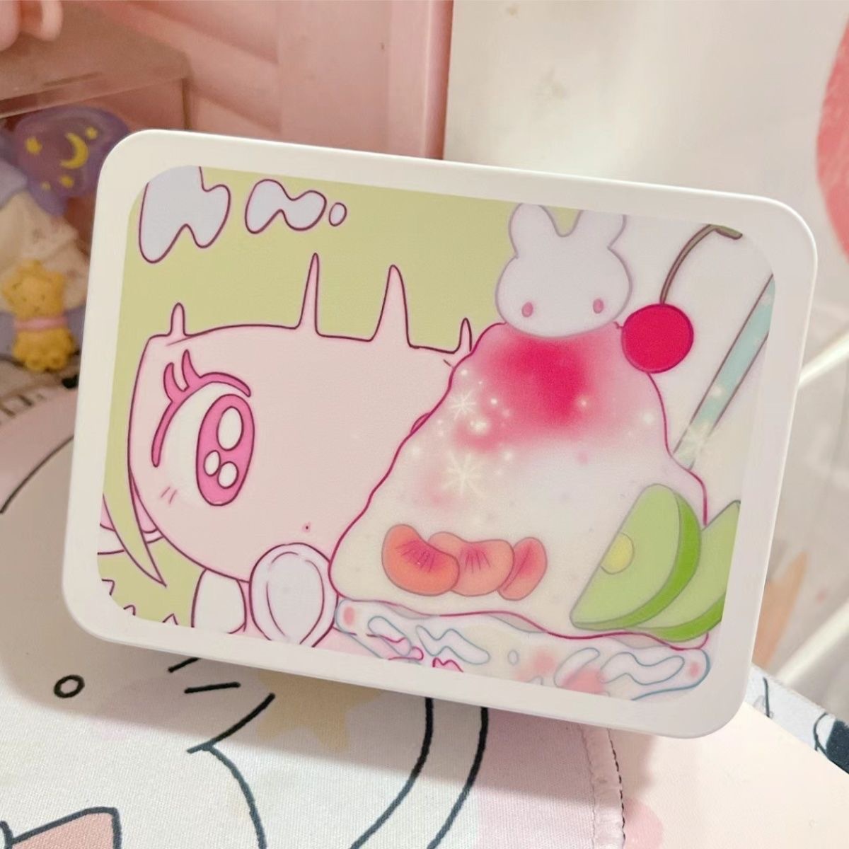 Cute Cartoon Smoothie Girl Pri - огляд і ціна Korean Desk Setup