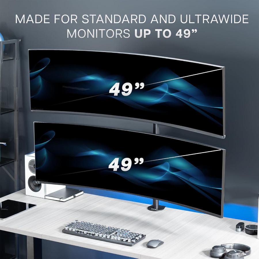 Dual Vertically Stacked UltraW - огляд і ціна Setup Desk Monitor